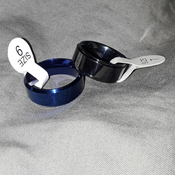 Thick Stainless Steel Ring☆blue or black? *New*